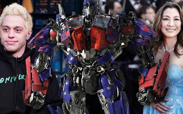 Μισέλ Γιο και Πιτ Ντέιβιντσον στη ταινία «Transformers: Rise of the Beasts»