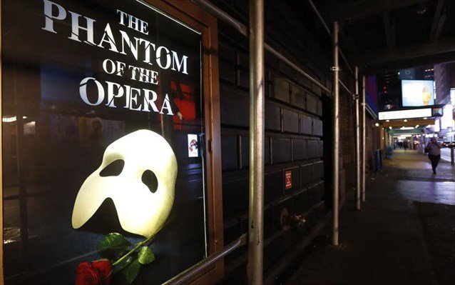 «The Phantom of the Opera»: Αυλαία για την παράσταση του Broadway μετά από 35 χρόνια